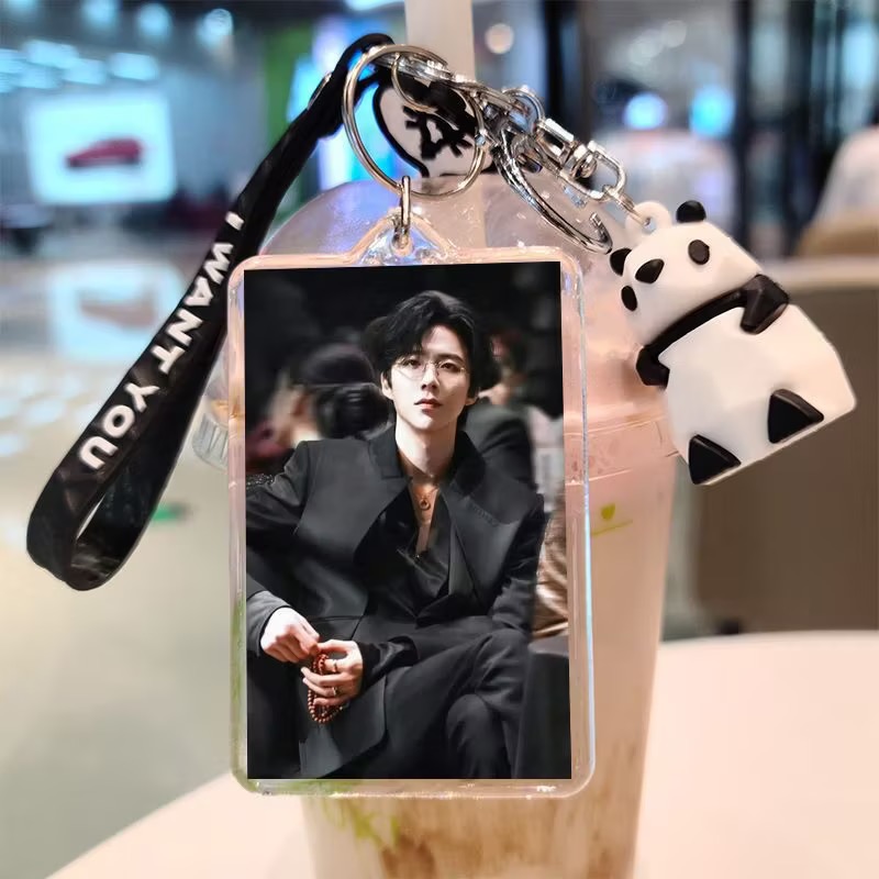 Anime Cosplay Diy - Liu Yuning Cosplay Sleutelhanger Foto Dubbelzijdig