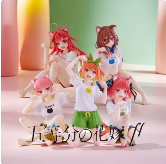 Quintuplets Anime Cosplay - Beeldje De Typische Quintuplets Nakano Ichika