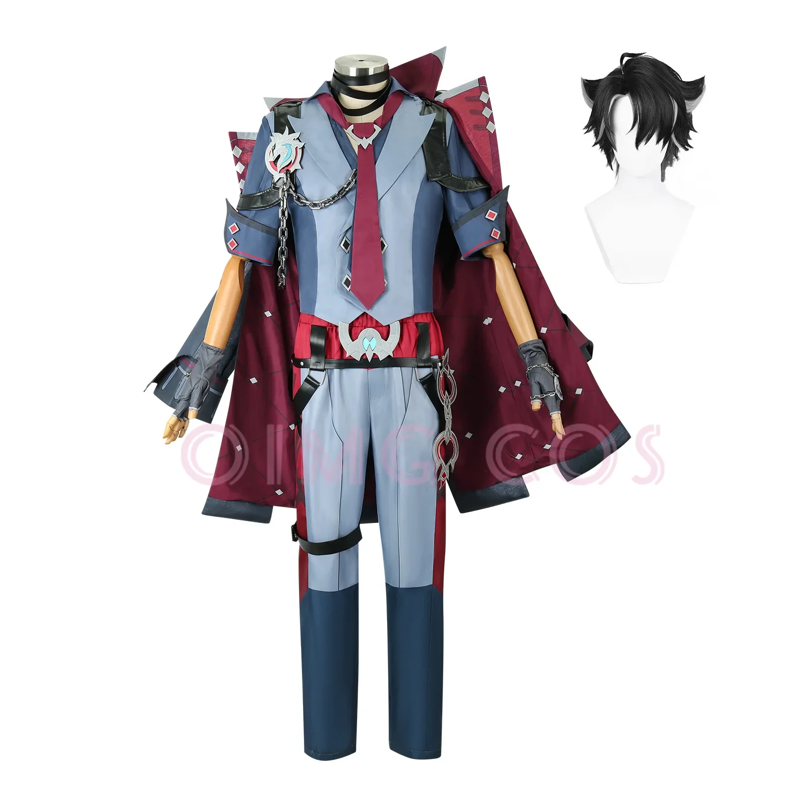 Anime Cosplay In Chinese - Genshin Impact Wriothesley Cosplay Kostuum Uniform