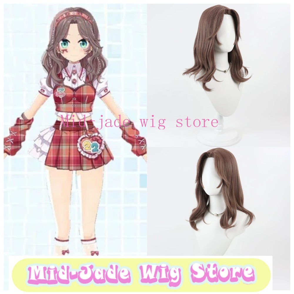 Cosplay Korean Anime - Cosplaypruik Koreaanse stijl golvend haar hoofdhuidtop