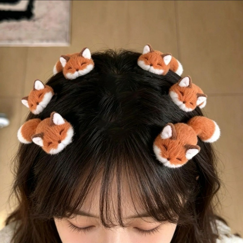 Cosplay Korean Anime - 1/4 Stuks 3D Pluche Haar Clip