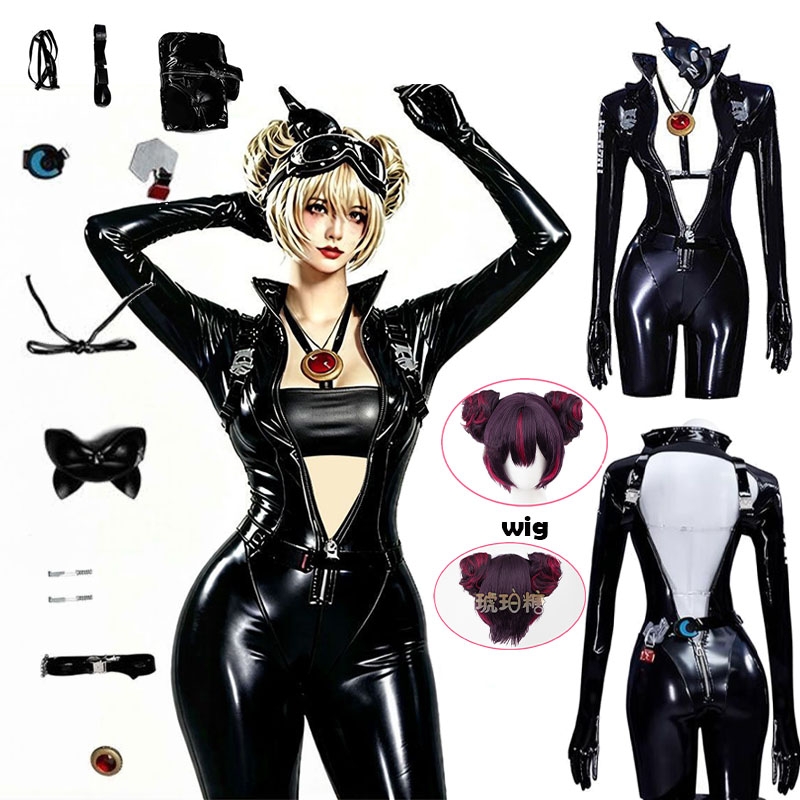 Cosplay Anime Black - WHH Anime Nikke Quency Cosplay Kostuum