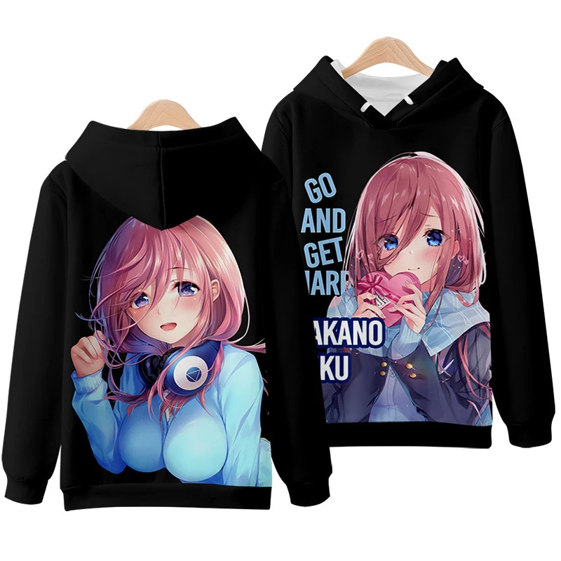 Quintuplets Anime Cosplay - Vivi 2025 3D Hoodies De Typische