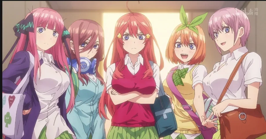 Quintuplets Anime Cosplay - 2026 Halloween Cosplaykostuum Anime de Vijfjes,
