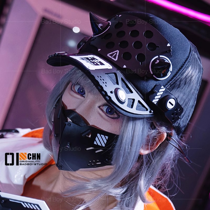 Anime Cosplay Mask - 2025 Game Cyberpunk Cosplay Masker Accessoires