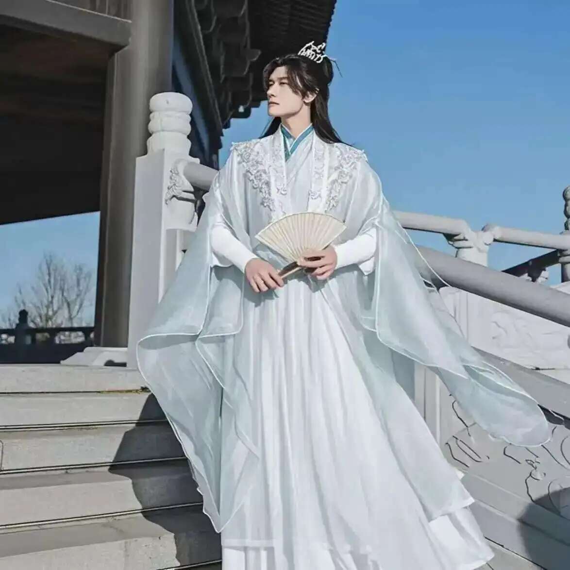 Anime Cosplay In Chinese - Grote Maat 3XL Hanfu Mannen Chinese