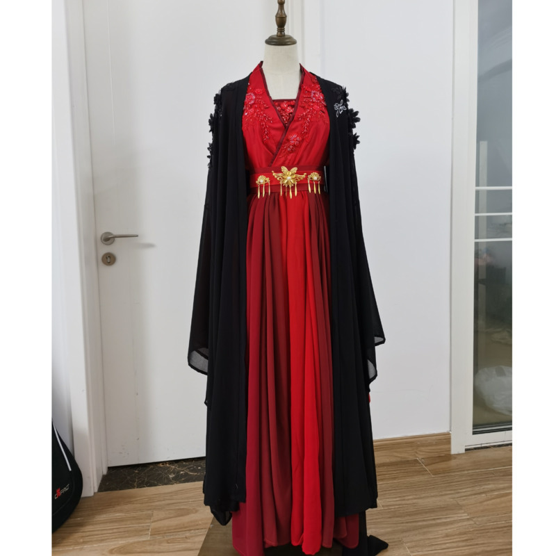 Jiu Jingyi's zwart-rode Hanfu- - Cosplay Anime Black recensie en prijs
