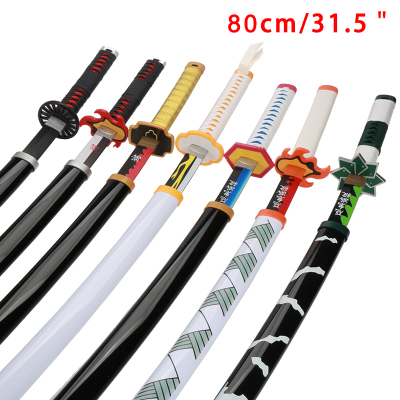 80 cm/31.5in Katana Handgemaak - Cosplay Anime Zenitsu recensie en prijs