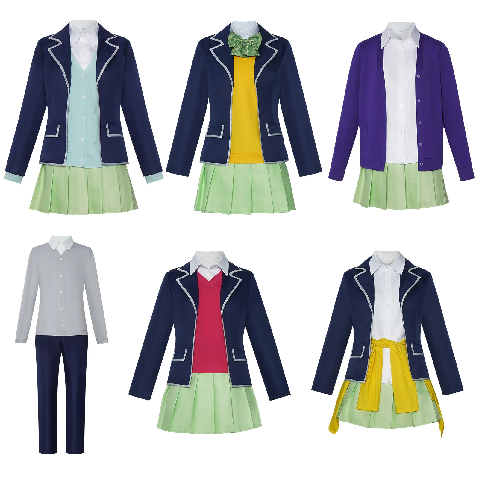 Rollenspel Uniform Cosplaykost - Quintuplets Anime Cosplay recensie en prijs