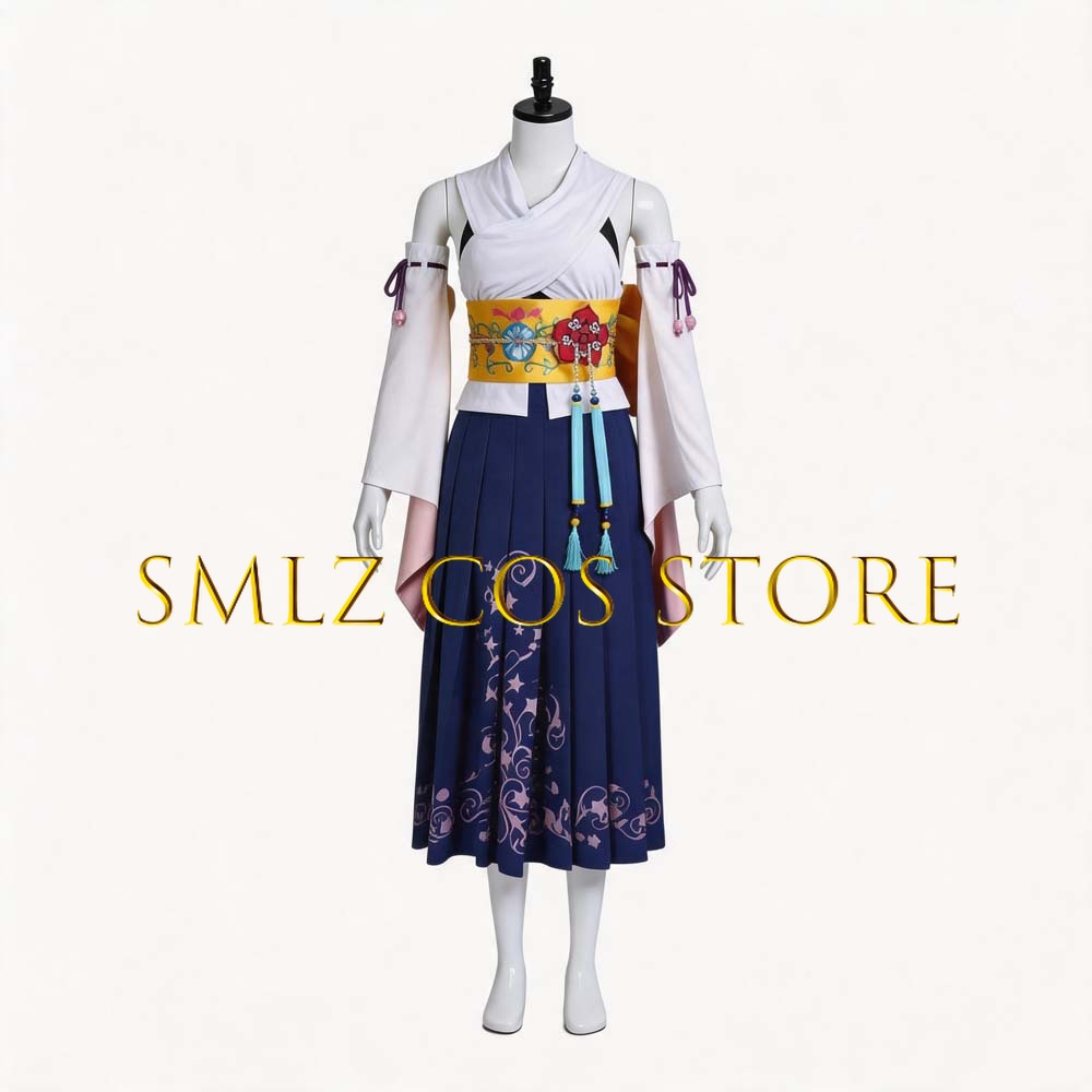 Smlz FFX Yuna Cosplay Anime FF - Anime Cosplay Dress recensie en prijs