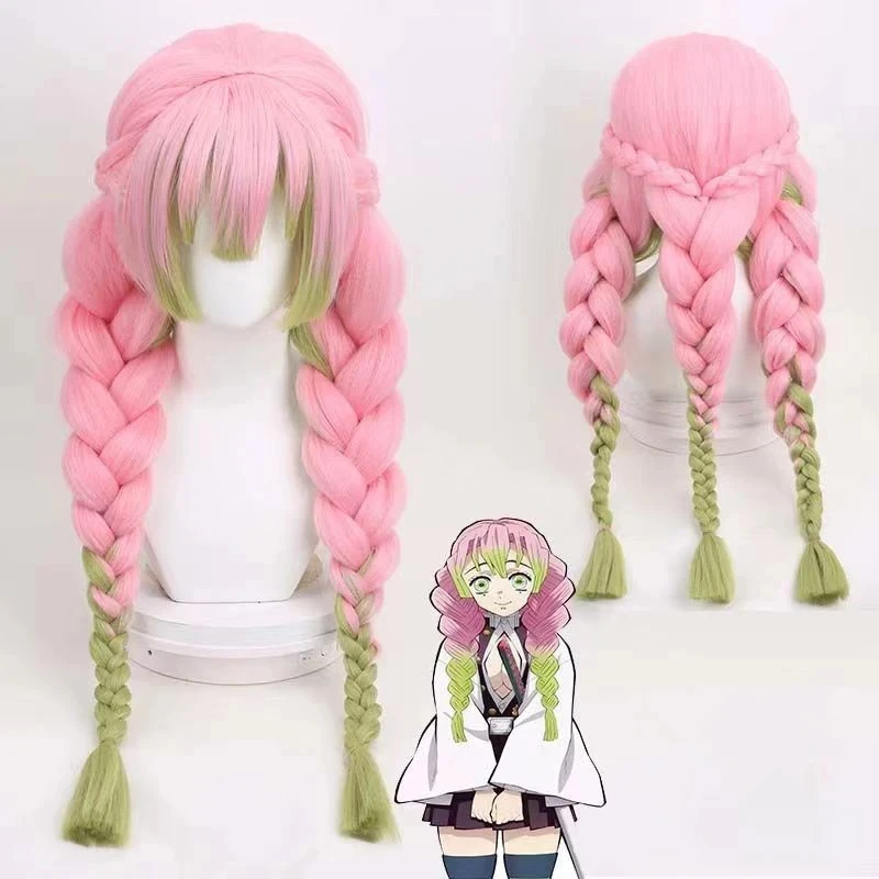 Mitsuri Kanroji Cosplay Pruik  - Cosplay Anime Zenitsu recensie en prijs
