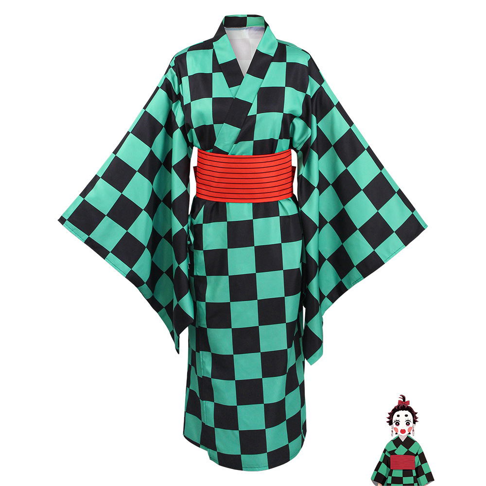 Azuma Zenitsu Kimono Anime Kos - Cosplay Anime Zenitsu recensie en prijs
