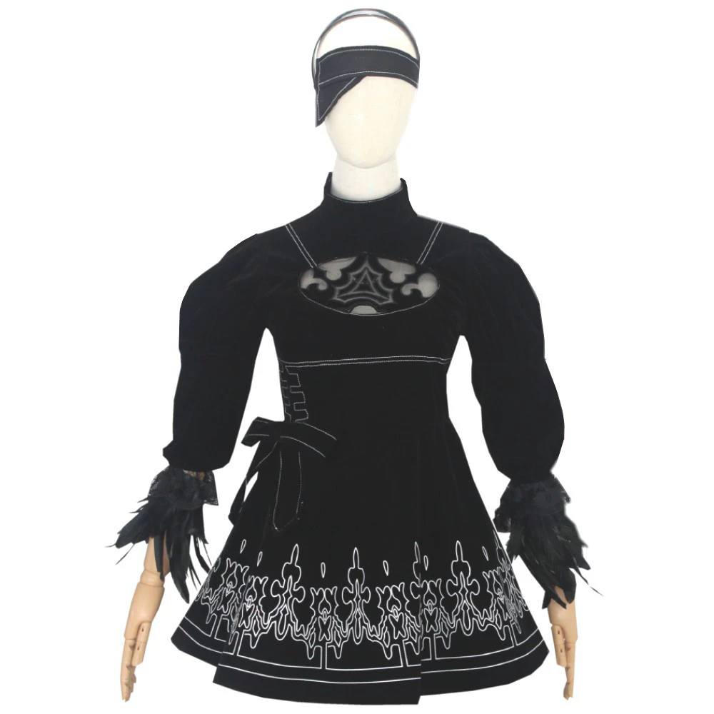 8 STKS anime 2B Cosplay Kostuu - Anime Cosplay Mask recensie en prijs