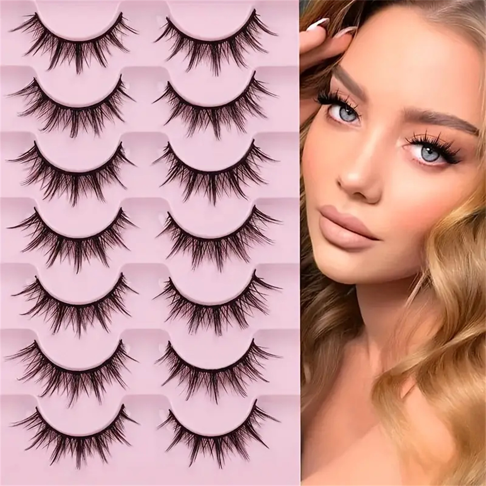 Natuurlijke Look Valse Wimpere - Cosplay Korean Anime recensie en prijs