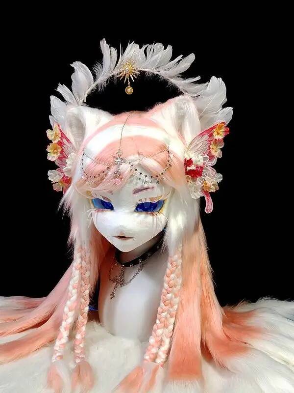 Handgemaakte Kig Fursuit hoofd - Anime Cosplay Mask recensie en prijs