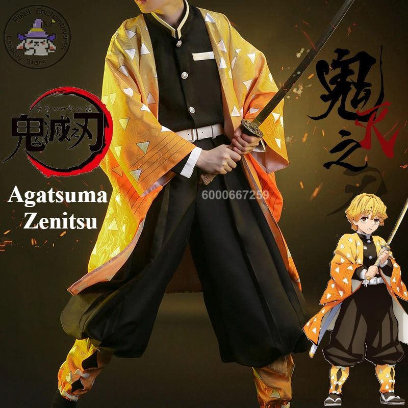 Demon Sayers Anime Demon Slaye - Cosplay Anime Zenitsu recensie en prijs