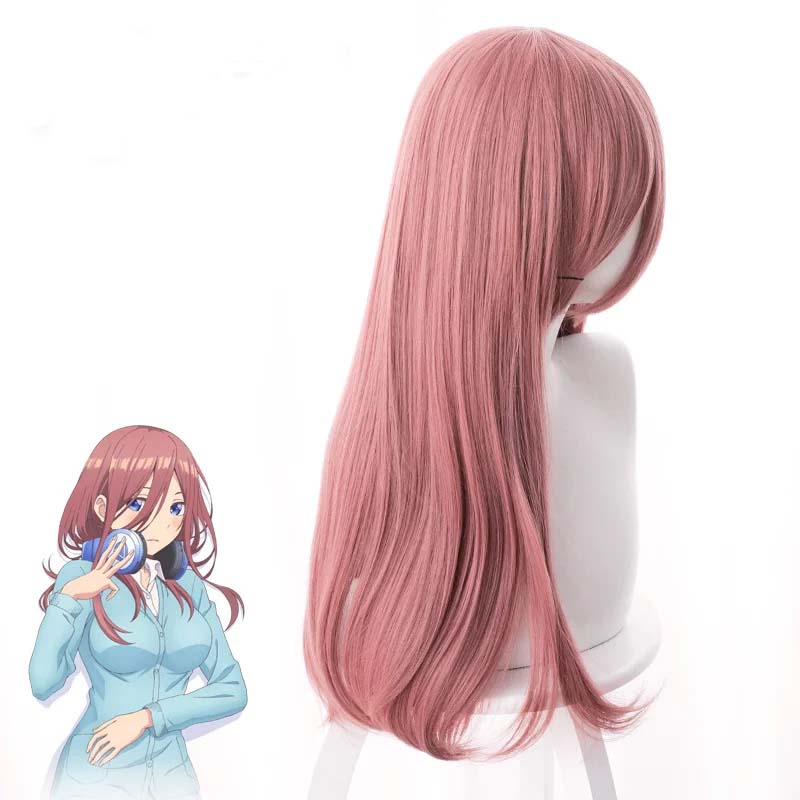 Donkerroze 50cm hittebestendig - Quintuplets Anime Cosplay recensie en prijs
